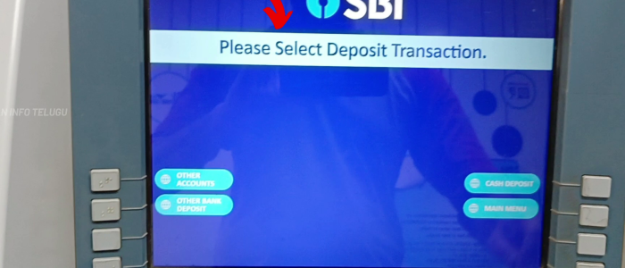 state bank of india money deposite machine